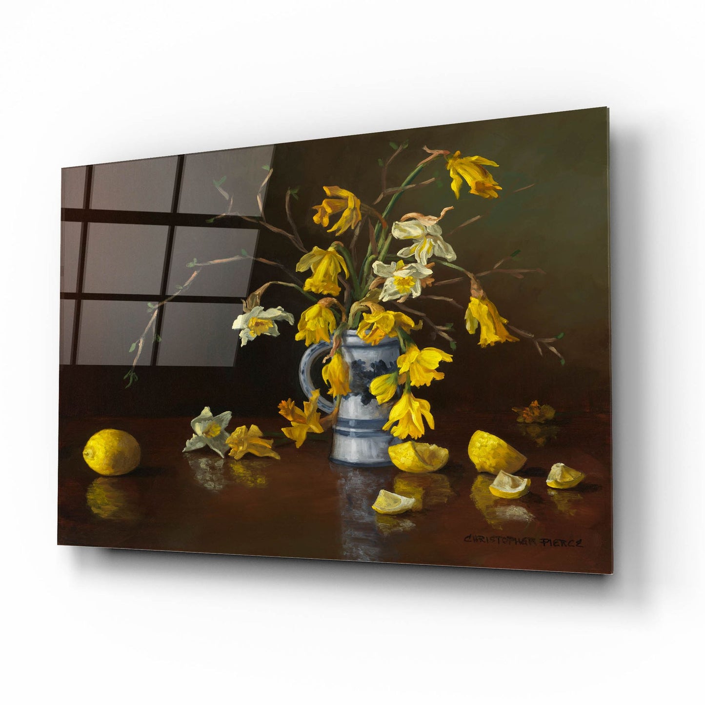 Epic Art 'Tattered And Tart' by Christopher Pierce, Acrylic Glass Wall Art,16x12