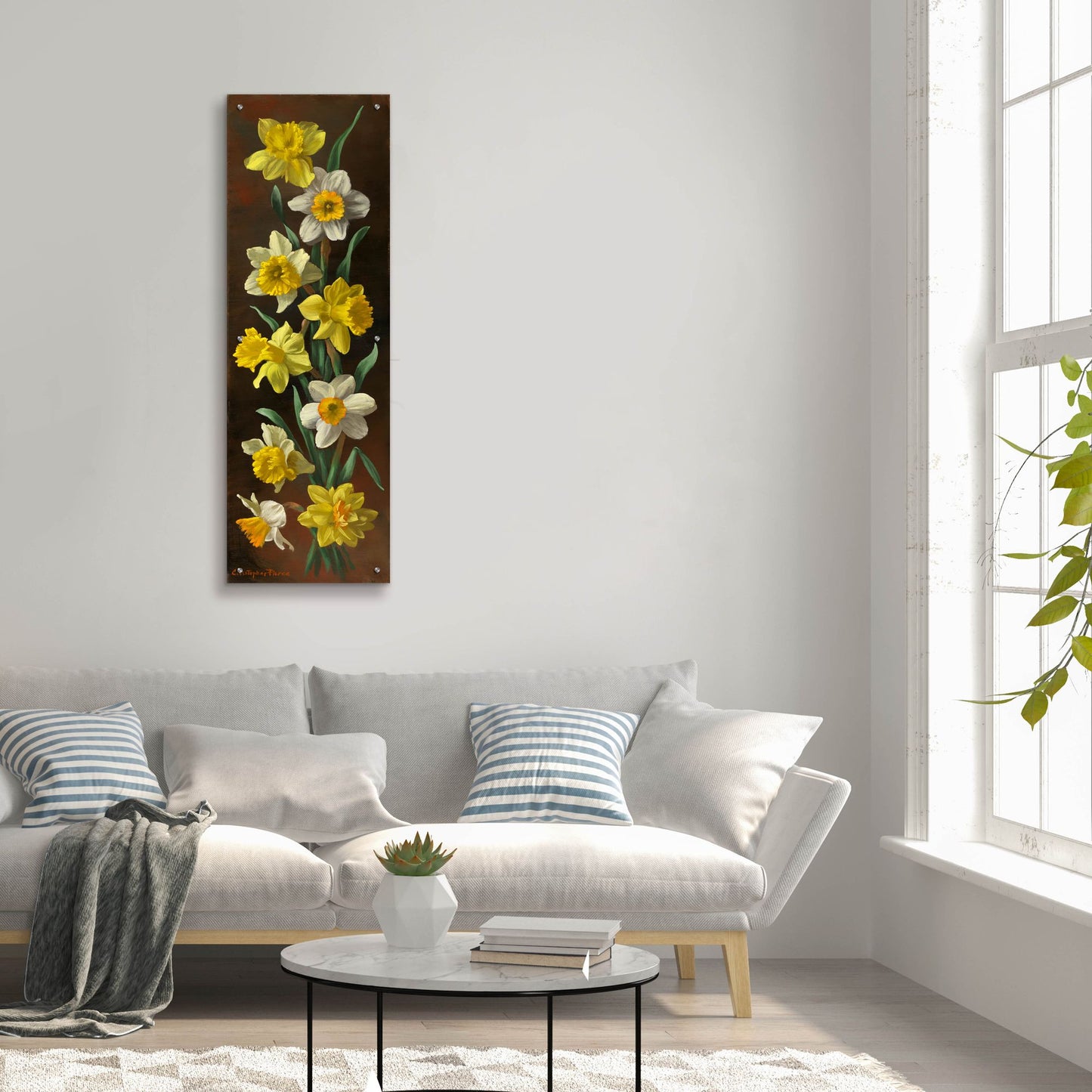 Epic Art 'Summer Splendor' by Christopher Pierce, Acrylic Glass Wall Art,16x48