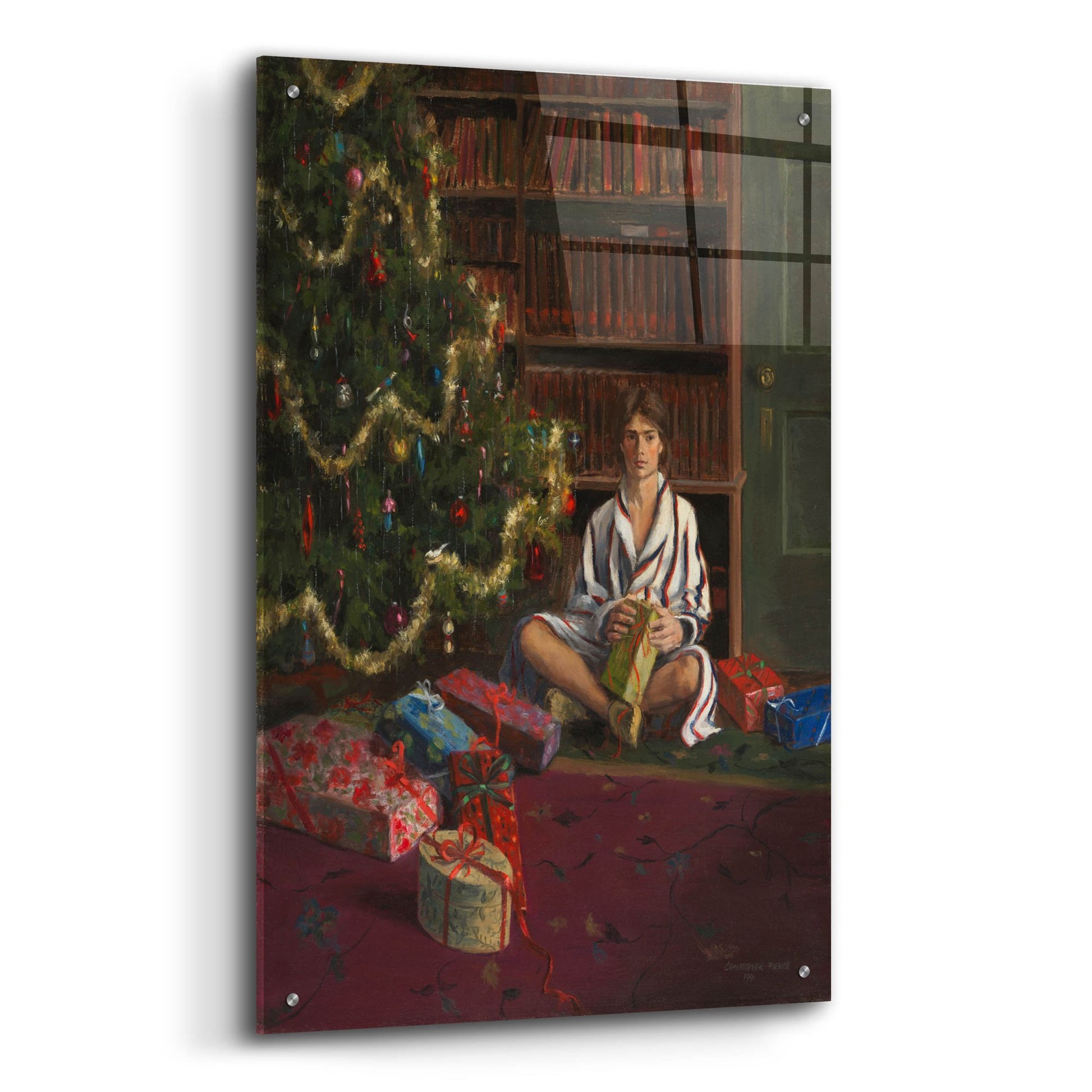 Epic Art 'A Christmas Fancy' by Christopher Pierce, Acrylic Glass Wall Art,24x36