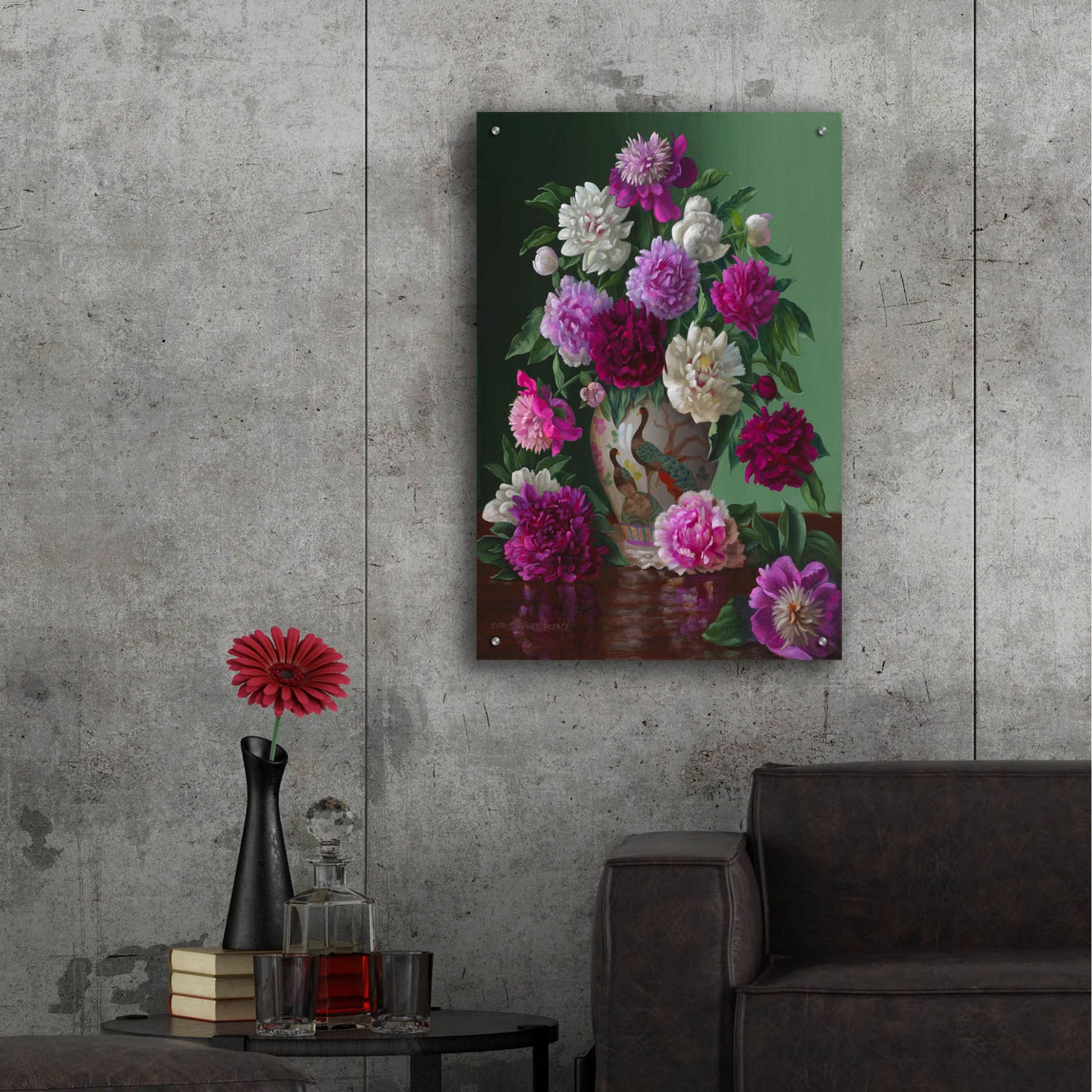 Epic Art 'Early Summer Blossoms' by Christopher Pierce, Acrylic Glass Wall Art,24x36