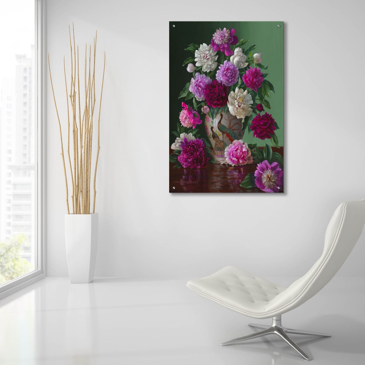 Epic Art 'Early Summer Blossoms' by Christopher Pierce, Acrylic Glass Wall Art,24x36