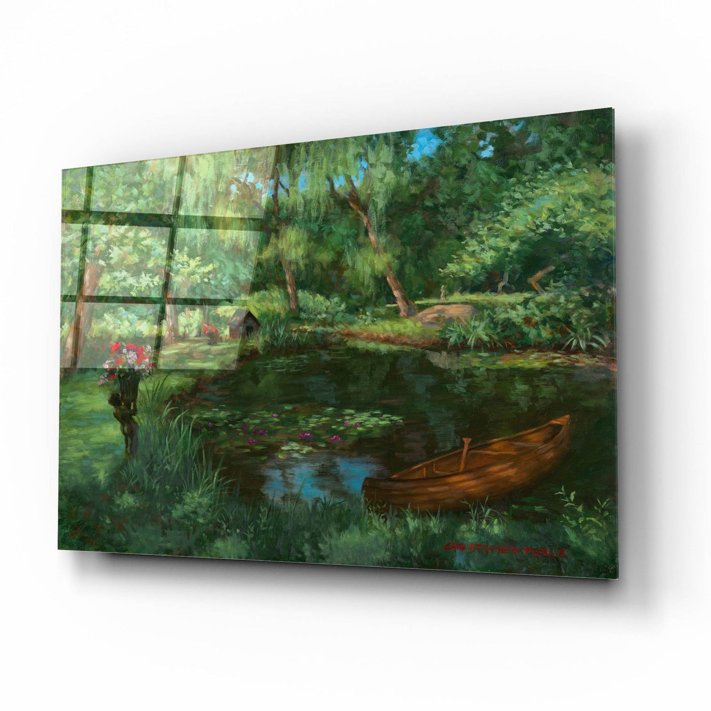 Epic Art 'Late Afternoon August' by Christopher Pierce, Acrylic Glass Wall Art,16x12