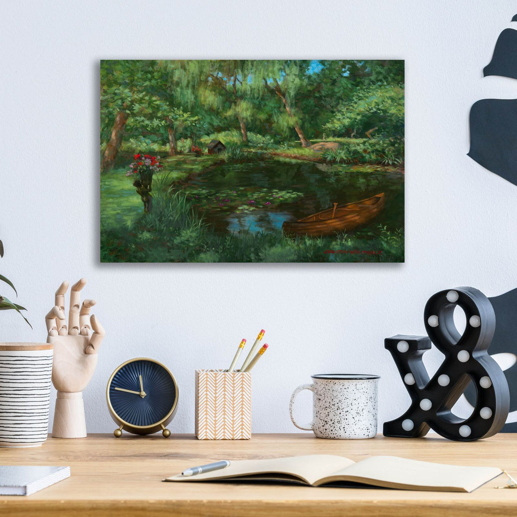 Late Afternoon August by Christopher Pierce - 16x12 acrylic wall art in a room