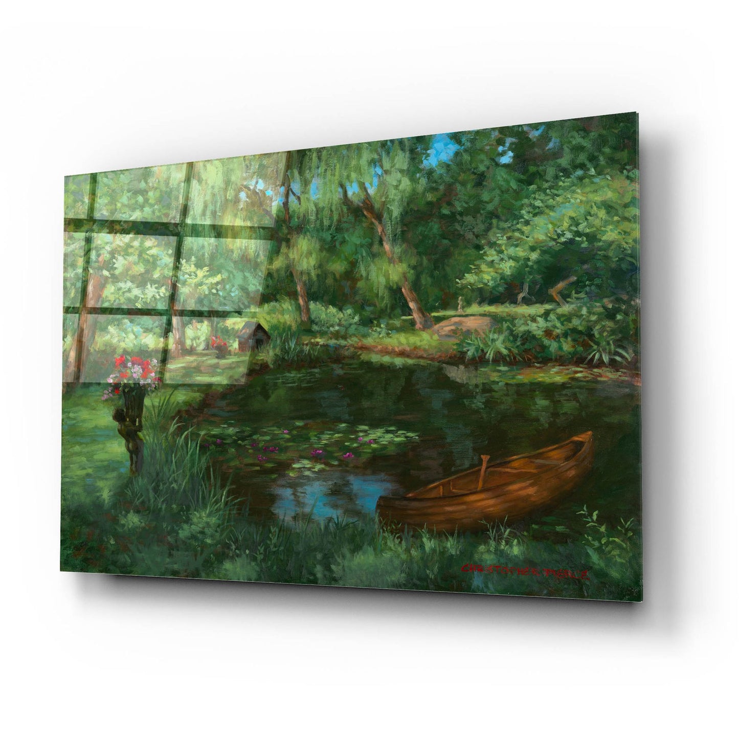 Epic Art 'Late Afternoon August' by Christopher Pierce, Acrylic Glass Wall Art,24x16