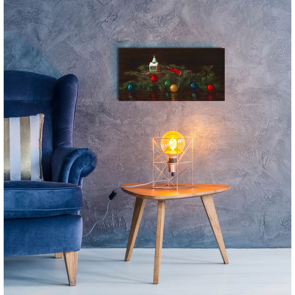 Christmas Memory by Christopher Pierce - 24x12 acrylic wall art in a room