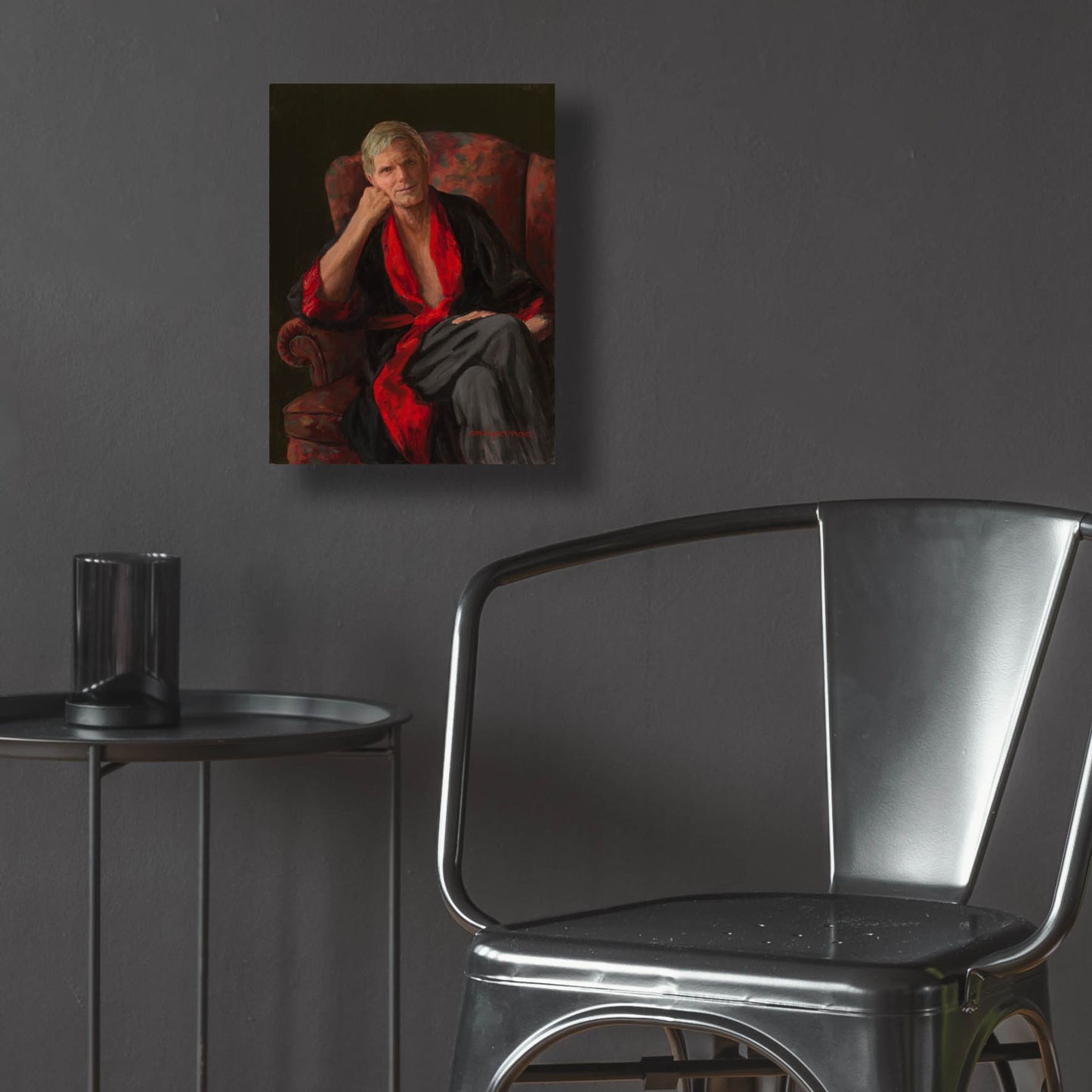 Epic Art 'Listening' by Christopher Pierce, Acrylic Glass Wall Art,12x16