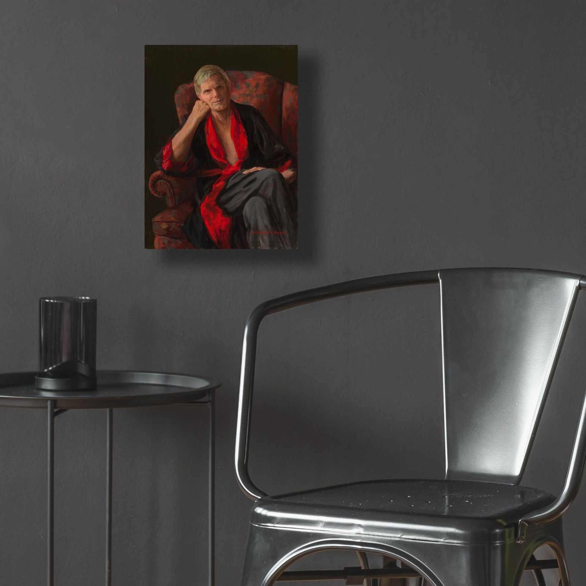 Epic Art 'Listening' by Christopher Pierce, Acrylic Glass Wall Art,12x16