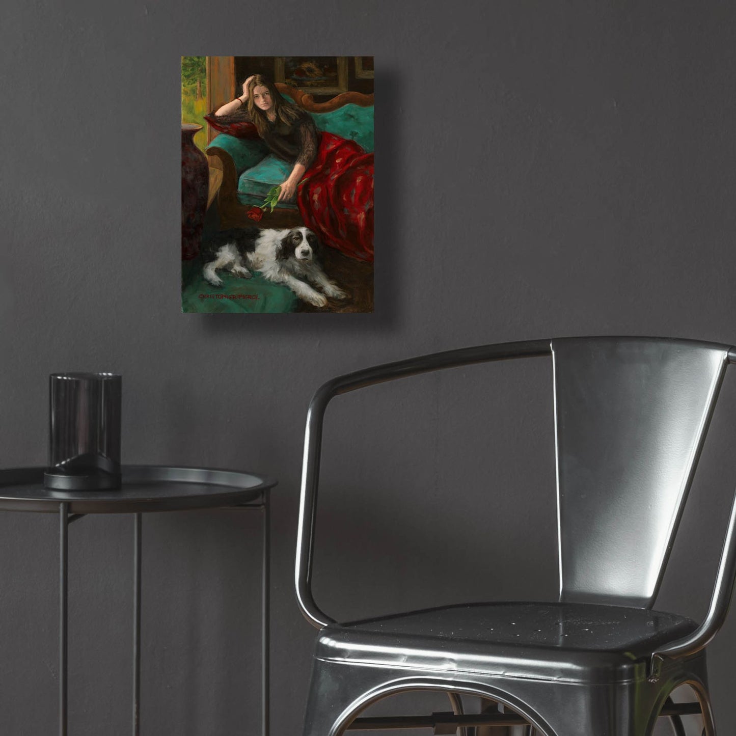 Epic Art 'Afternoon Companions' by Christopher Pierce, Acrylic Glass Wall Art,12x16