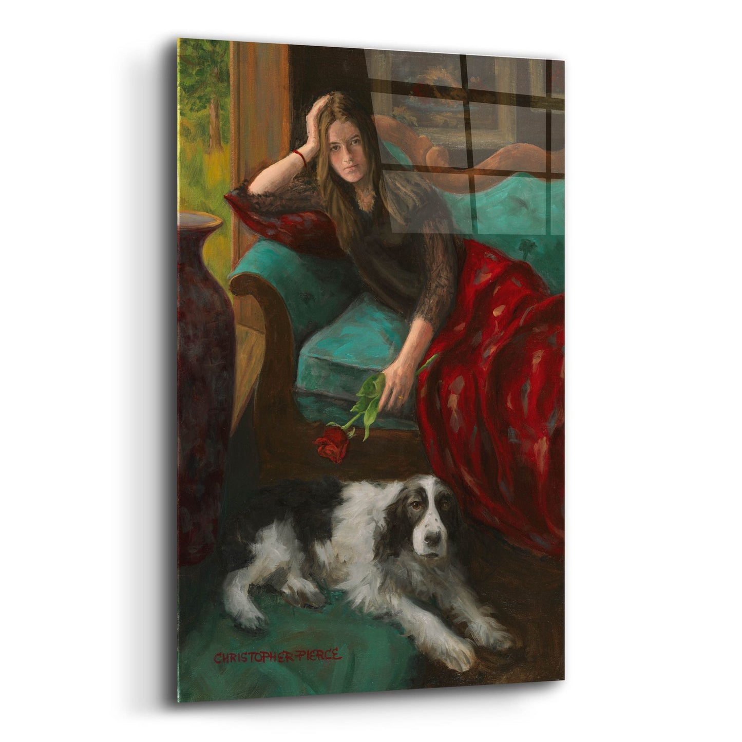 Epic Art 'Afternoon Companions' by Christopher Pierce, Acrylic Glass Wall Art,16x24