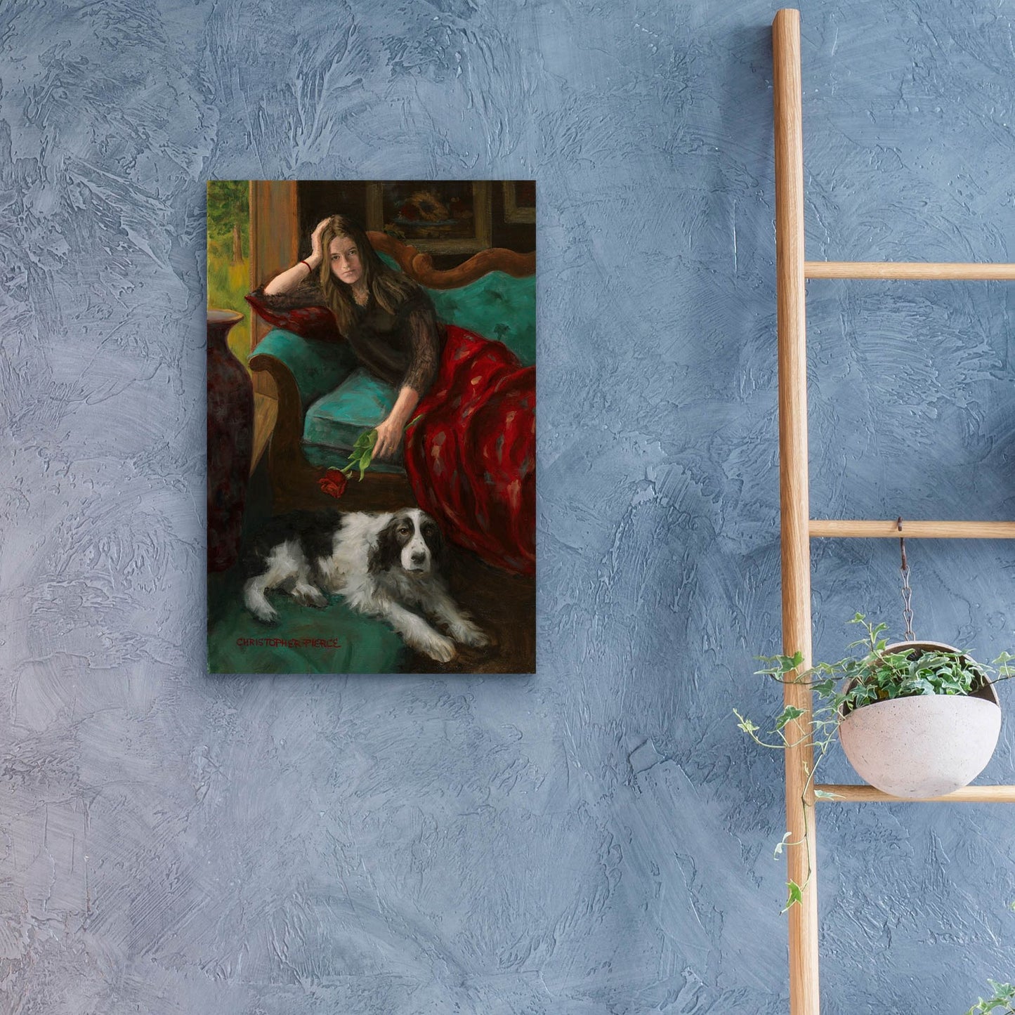 Epic Art 'Afternoon Companions' by Christopher Pierce, Acrylic Glass Wall Art,16x24