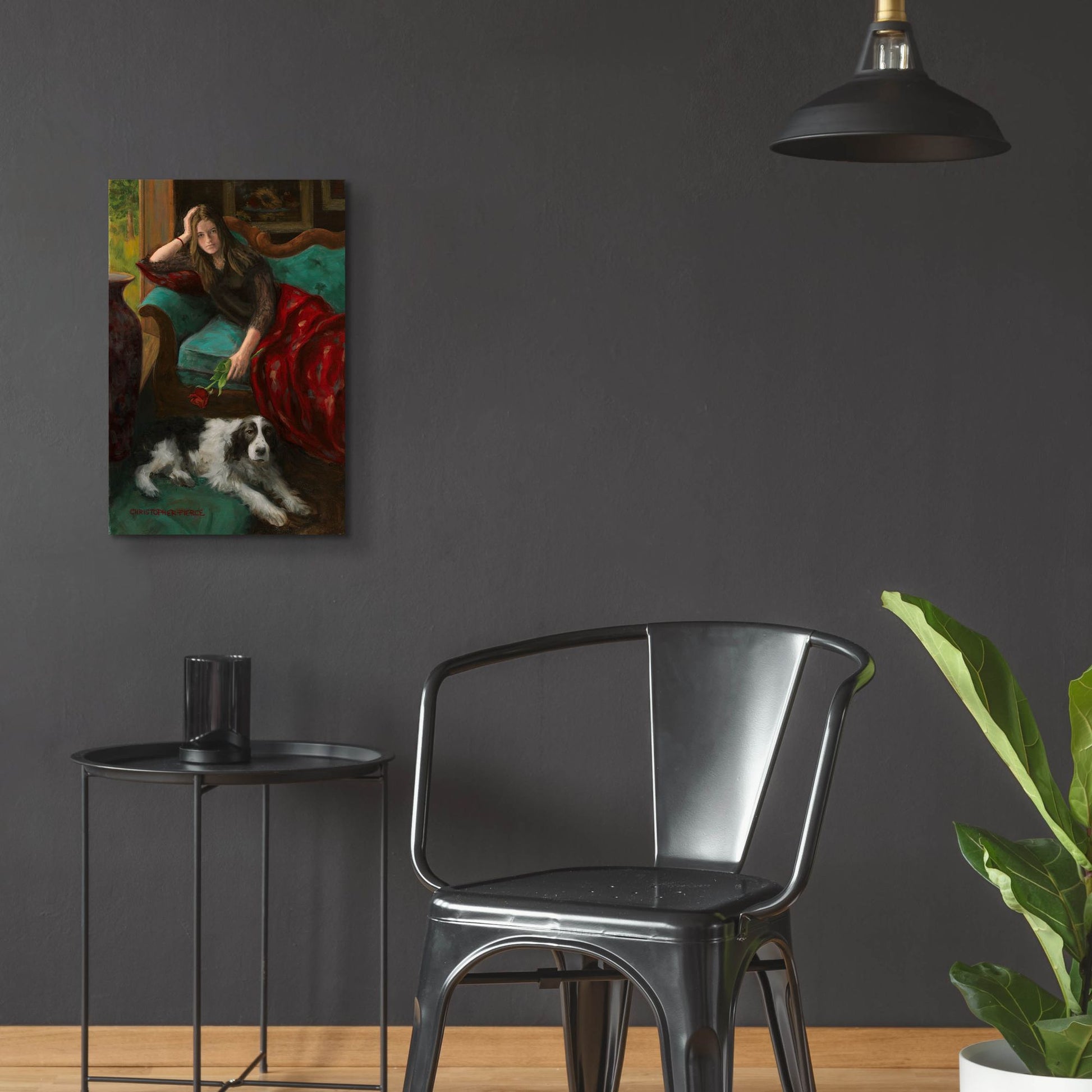 Epic Art 'Afternoon Companions' by Christopher Pierce, Acrylic Glass Wall Art,16x24