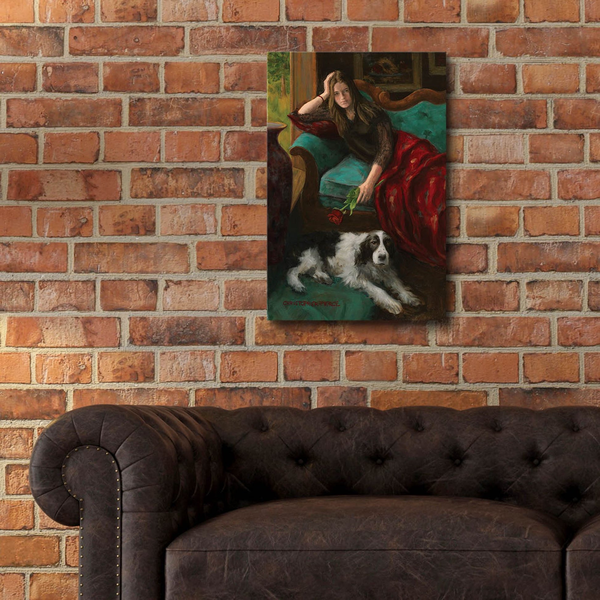 Epic Art 'Afternoon Companions' by Christopher Pierce, Acrylic Glass Wall Art,16x24
