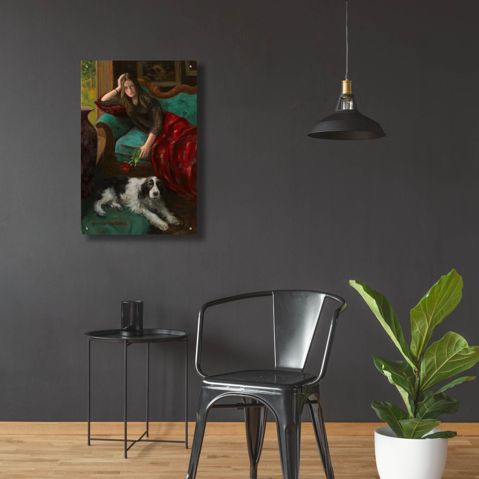 Epic Art 'Afternoon Companions' by Christopher Pierce, Acrylic Glass Wall Art,24x36