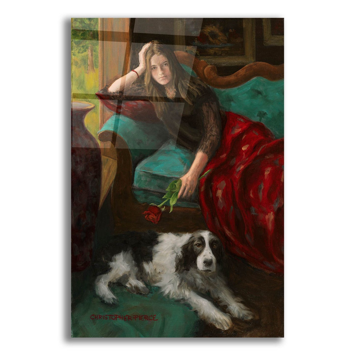 Epic Art 'Afternoon Companions' by Christopher Pierce, Acrylic Glass Wall Art