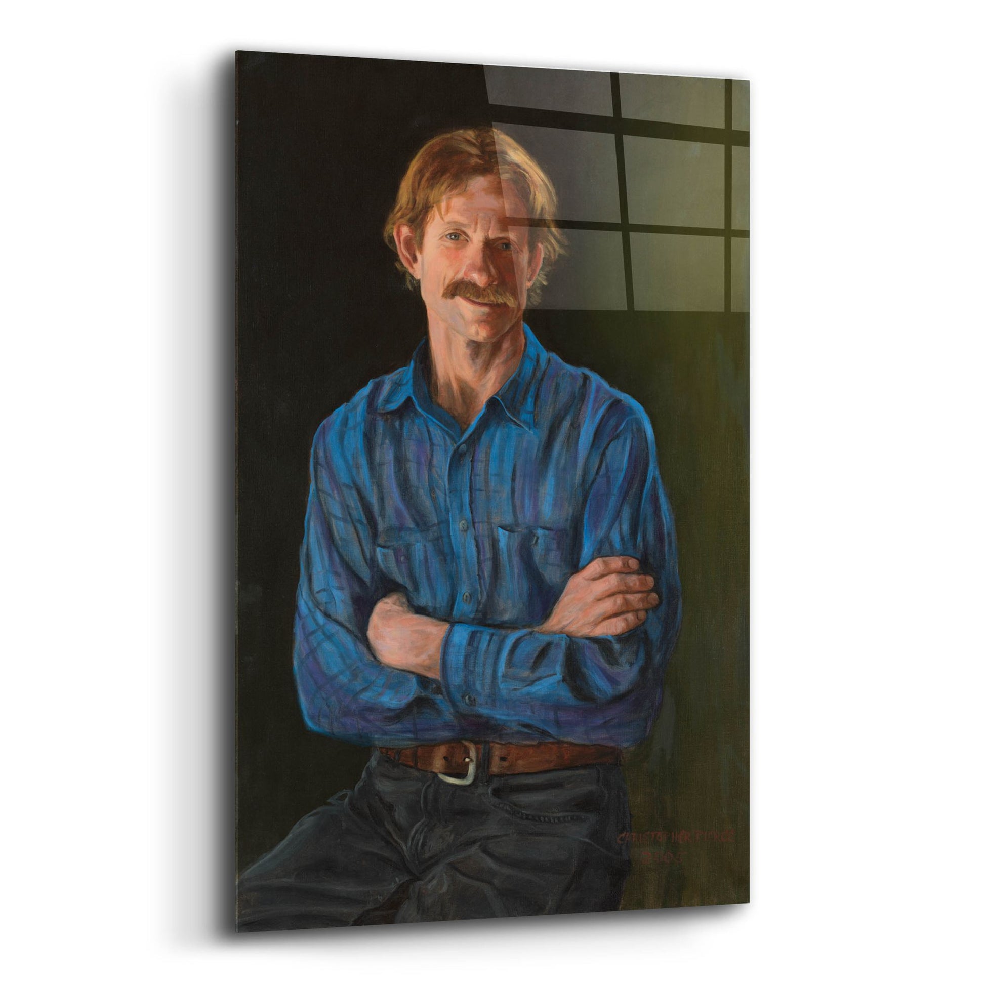 Epic Art 'The Gardner' by Christopher Pierce, Acrylic Glass Wall Art,12x16