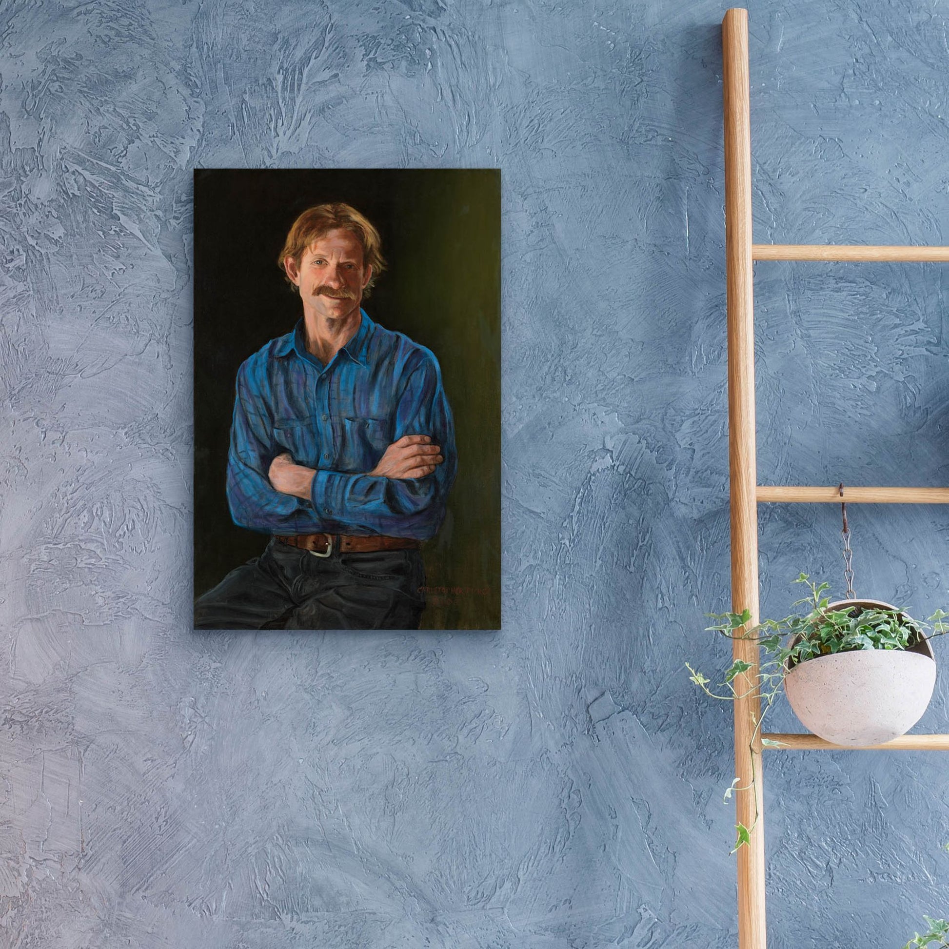 Epic Art 'The Gardner' by Christopher Pierce, Acrylic Glass Wall Art,16x24