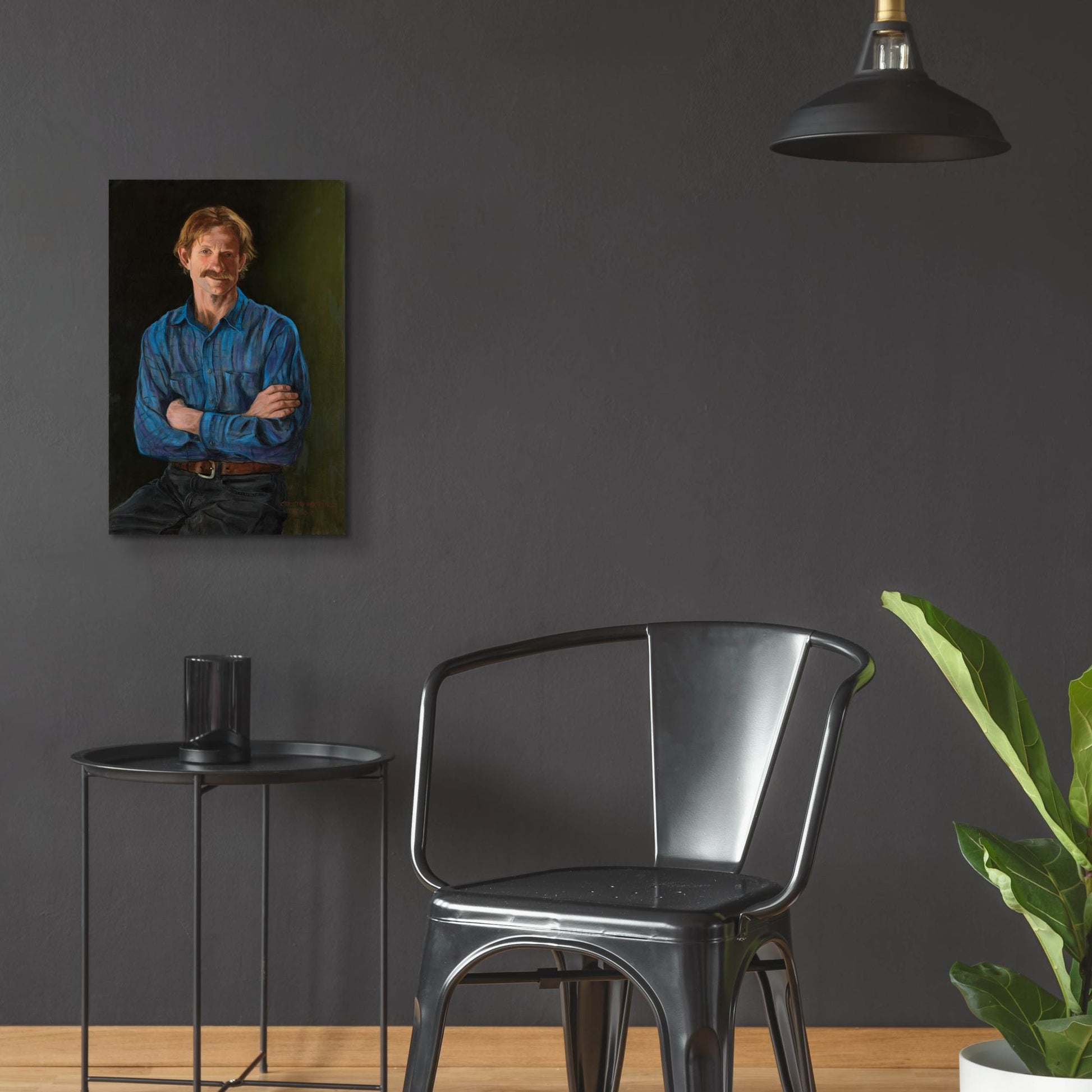 Epic Art 'The Gardner' by Christopher Pierce, Acrylic Glass Wall Art,16x24