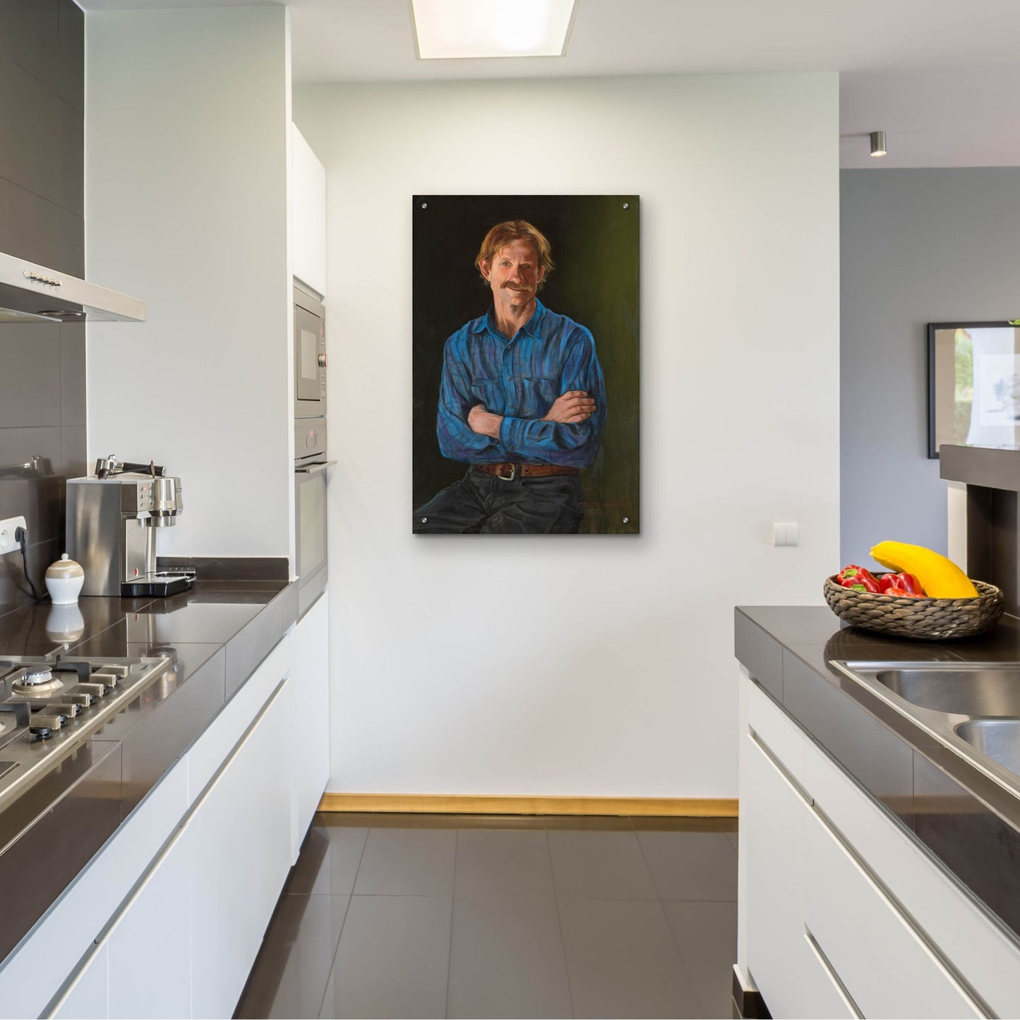 Epic Art 'The Gardner' by Christopher Pierce, Acrylic Glass Wall Art,24x36