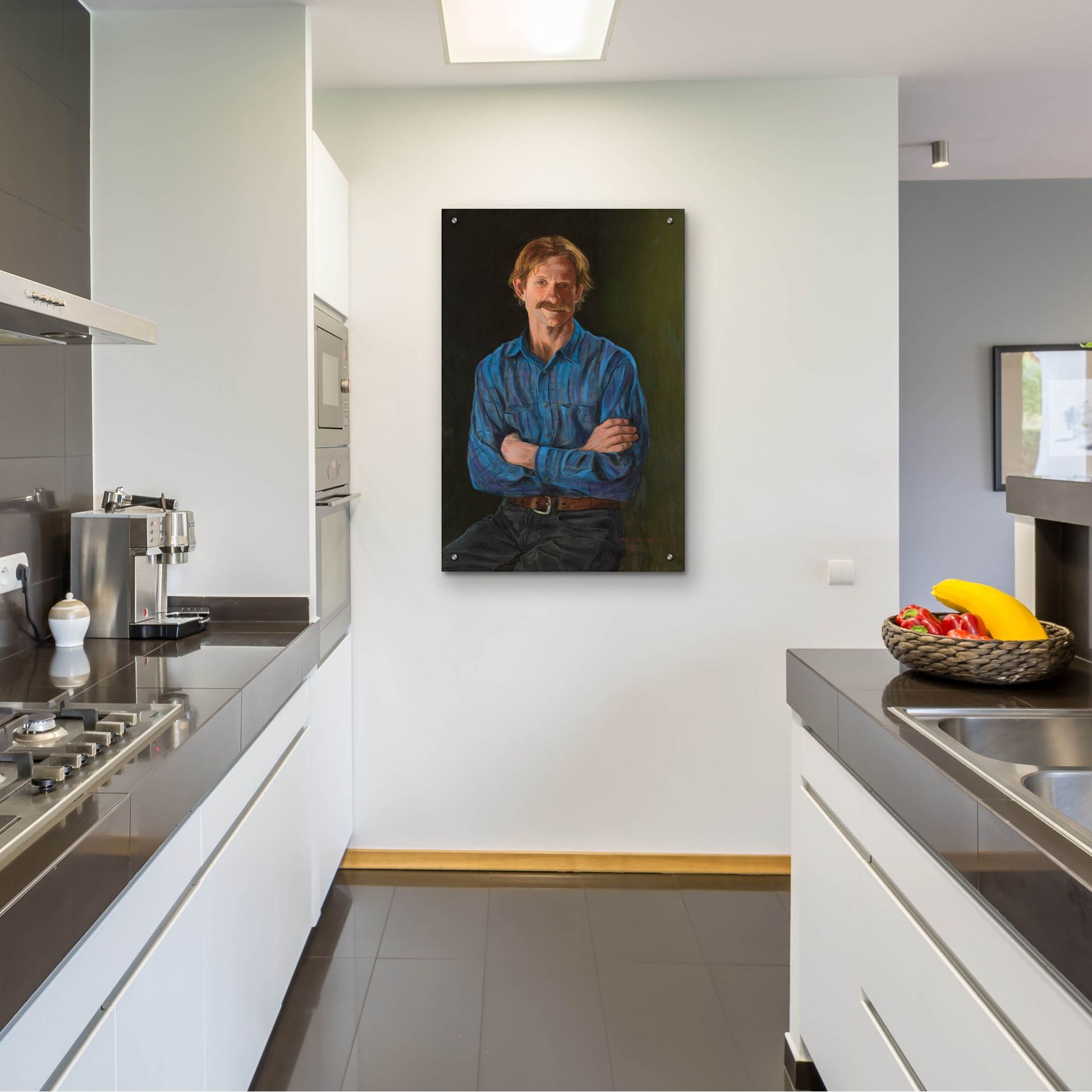 Epic Art 'The Gardner' by Christopher Pierce, Acrylic Glass Wall Art,24x36