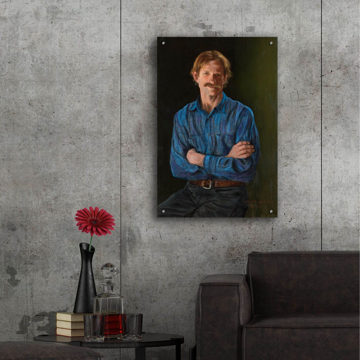 Epic Art 'The Gardner' by Christopher Pierce, Acrylic Glass Wall Art,24x36
