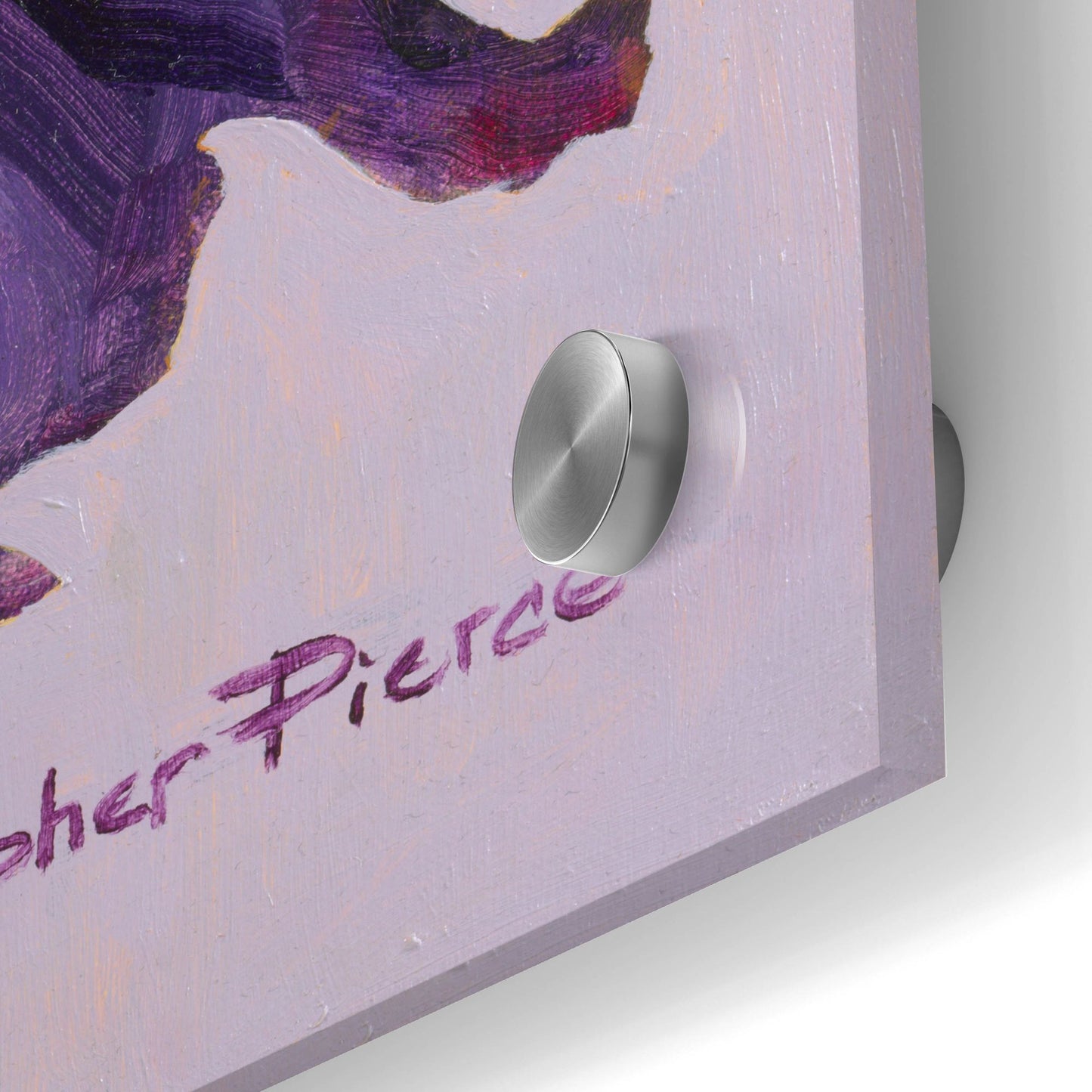 Epic Art 'Study In Lavender And Purple' by Christopher Pierce, Acrylic Glass Wall Art,24x48