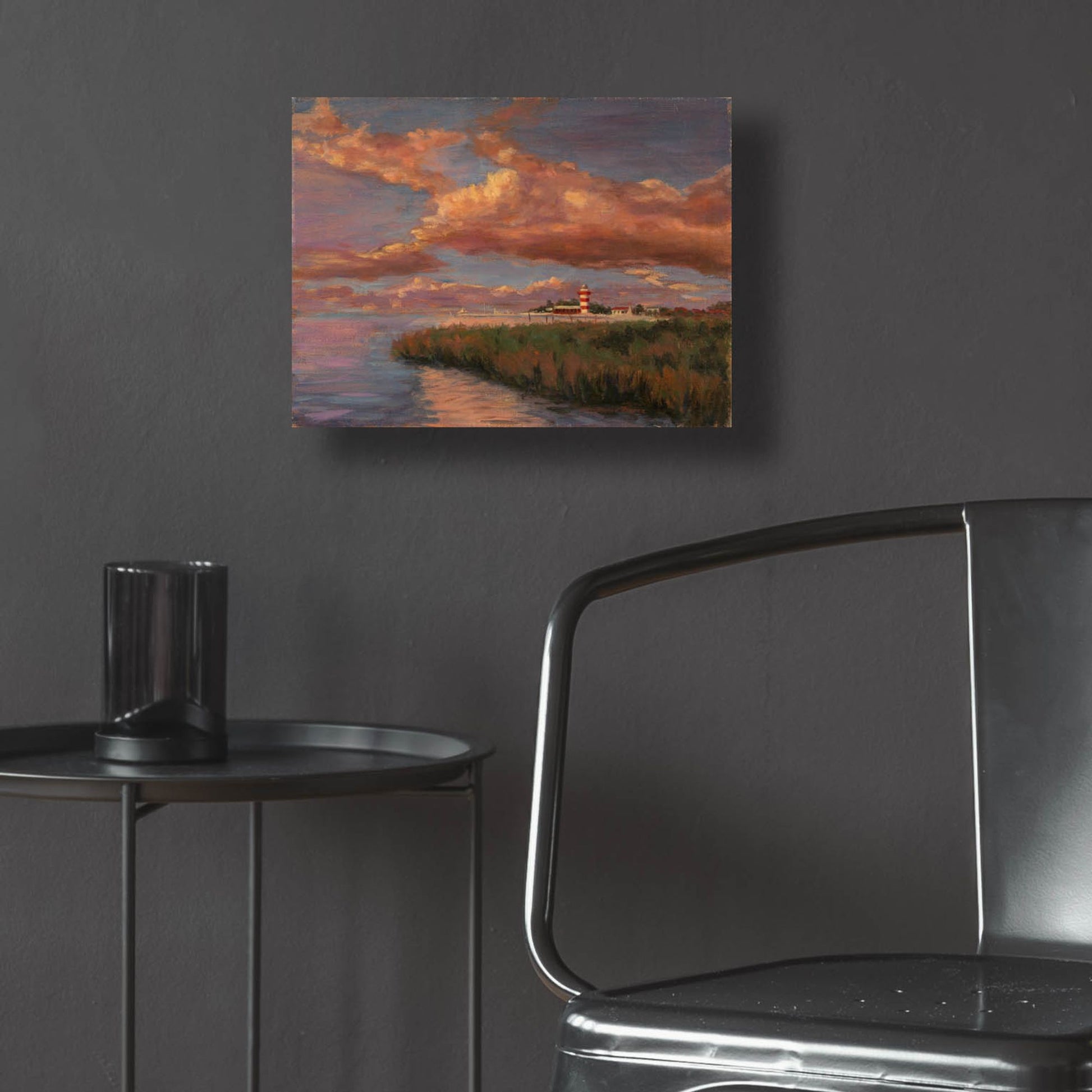 Epic Art 'Hilton Head Sunset' by Christopher Pierce, Acrylic Glass Wall Art,16x12