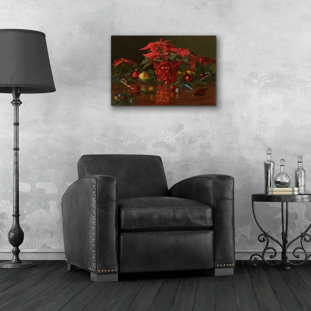 A Christmas Table by Christopher Pierce - 24x16 acrylic wall art in a room