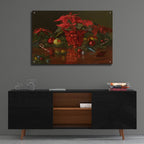 A Christmas Table by Christopher Pierce - 36x24 acrylic wall art in a room