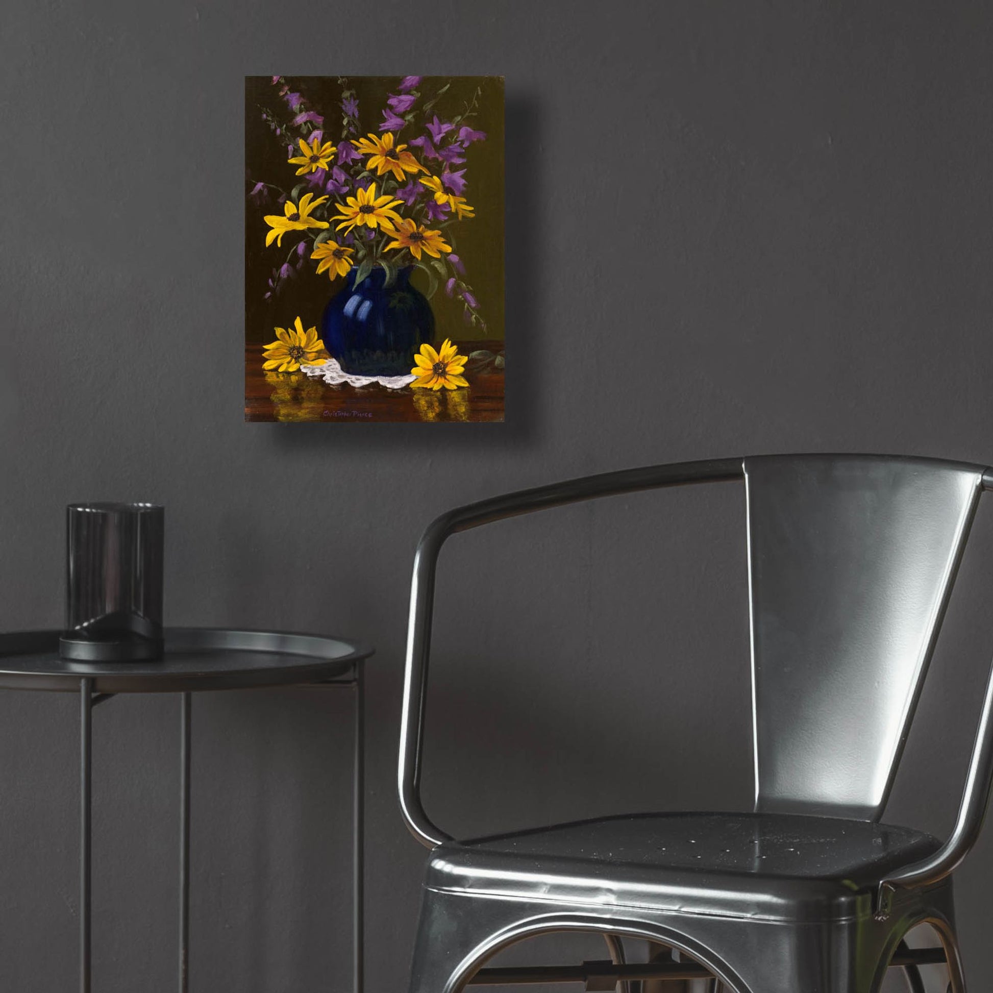 Epic Art 'Black Eyed Susans' by Christopher Pierce, Acrylic Glass Wall Art,12x16