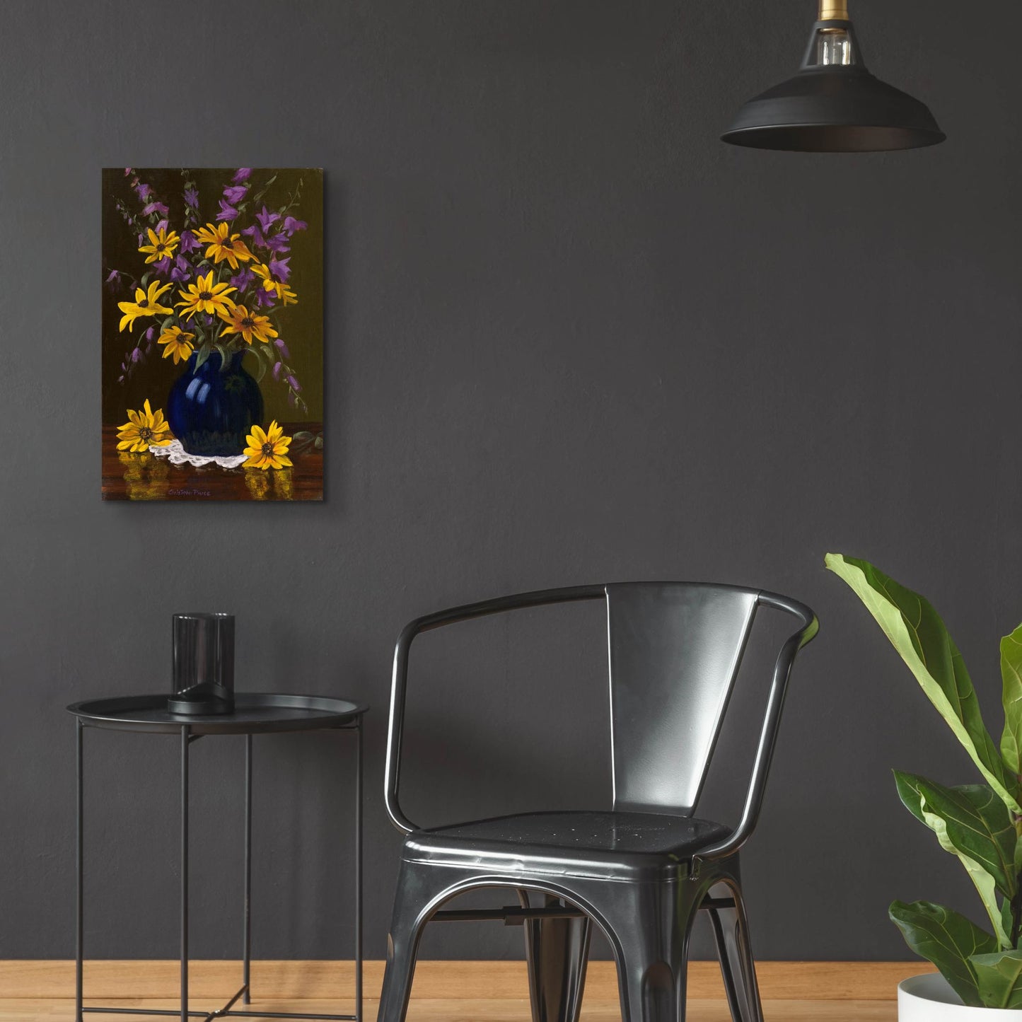 Epic Art 'Black Eyed Susans' by Christopher Pierce, Acrylic Glass Wall Art,16x24