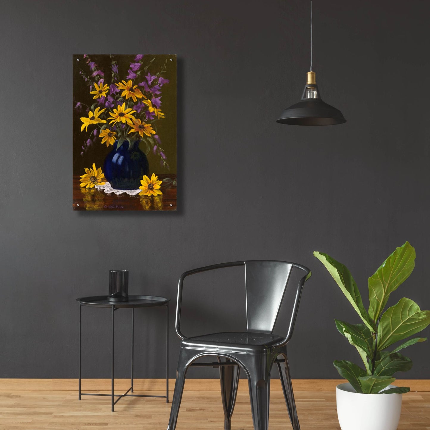 Epic Art 'Black Eyed Susans' by Christopher Pierce, Acrylic Glass Wall Art,24x36