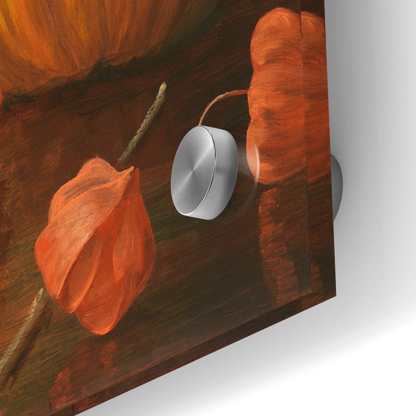 Epic Art 'Chinese Lanterns Pumpkin And Fan' by Christopher Pierce, Acrylic Glass Wall Art,36x24