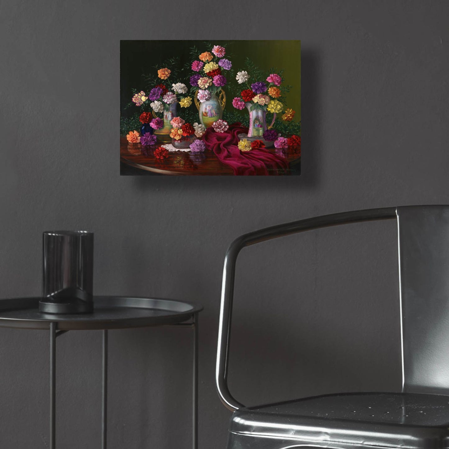 Epic Art 'Fantasia Di Fiori' by Christopher Pierce, Acrylic Glass Wall Art,16x12