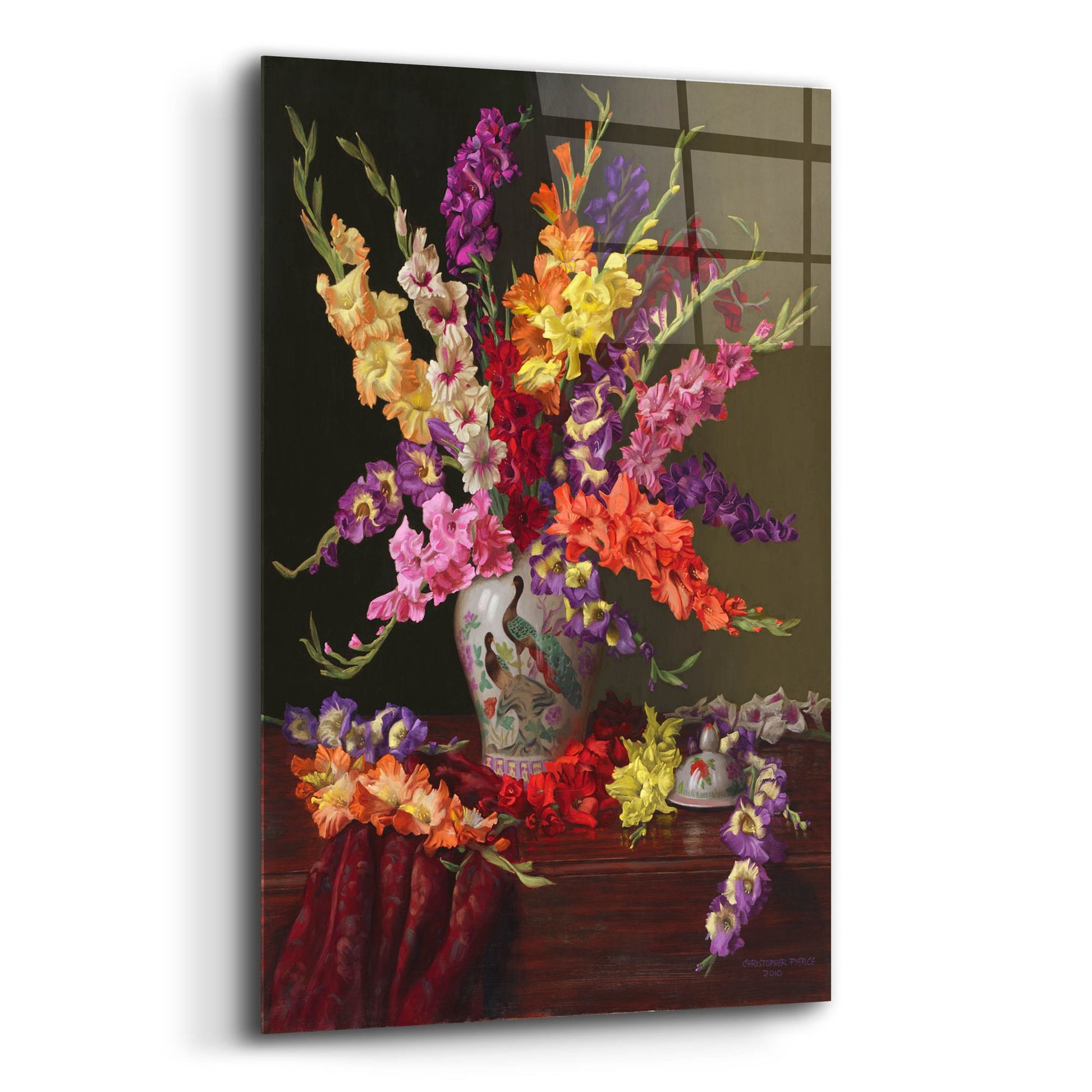 Epic Art 'Fioratura' by Christopher Pierce, Acrylic Glass Wall Art,12x16