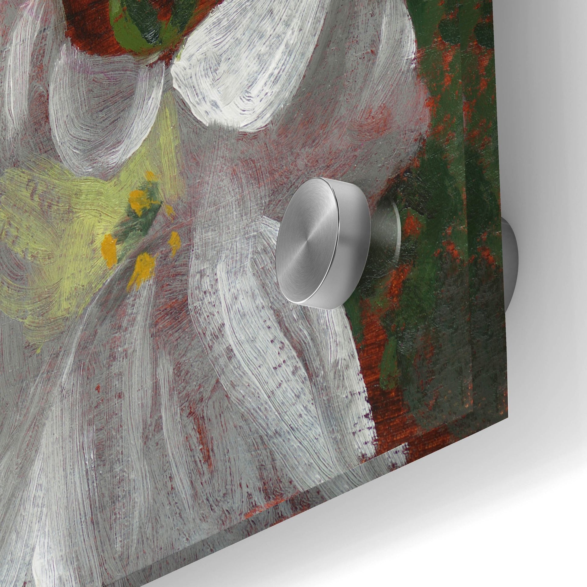 Epic Art 'Petunias In Pink Vase' by Christopher Pierce, Acrylic Glass Wall Art,24x36