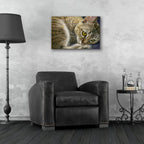 Epic Art 'Bright Eyes' by Janet Pidoux, Acrylic Glass Wall Art,24x16