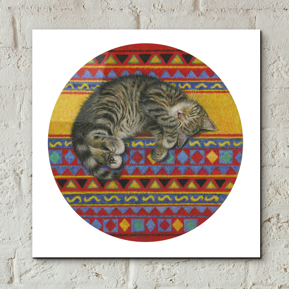 Epic Art 'Comfortable Spot' by Janet Pidoux, Acrylic Glass Wall Art,12x12