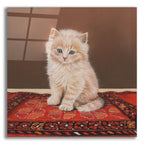 Epic Art 'Fluffy' by Janet Pidoux, Acrylic Glass Wall Art