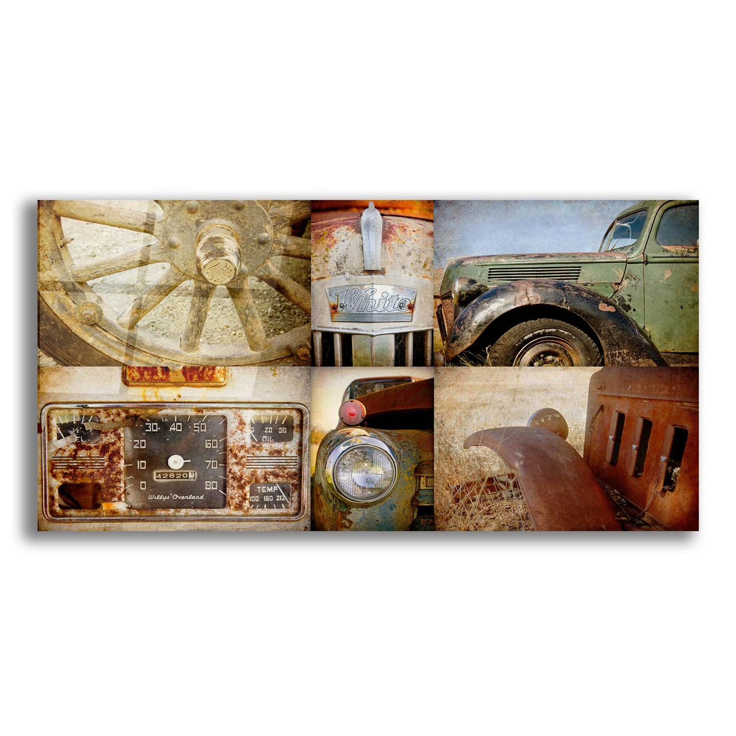 Epic Art 'Vintage Parts' by Jessica Rogers, Acrylic Glass Wall Art