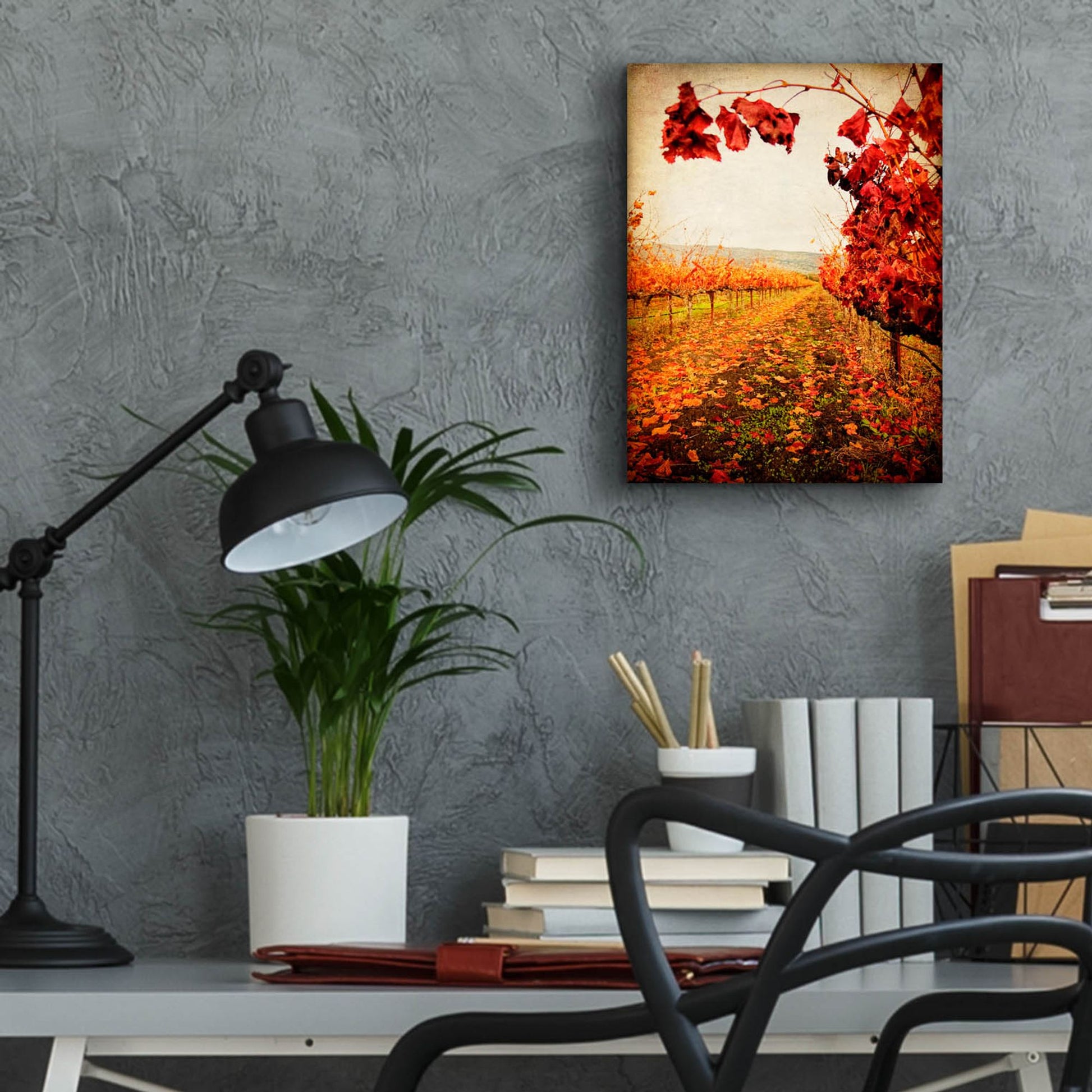 Epic Art 'Autumn Vines' by Jessica Rogers, Acrylic Glass Wall Art,12x16