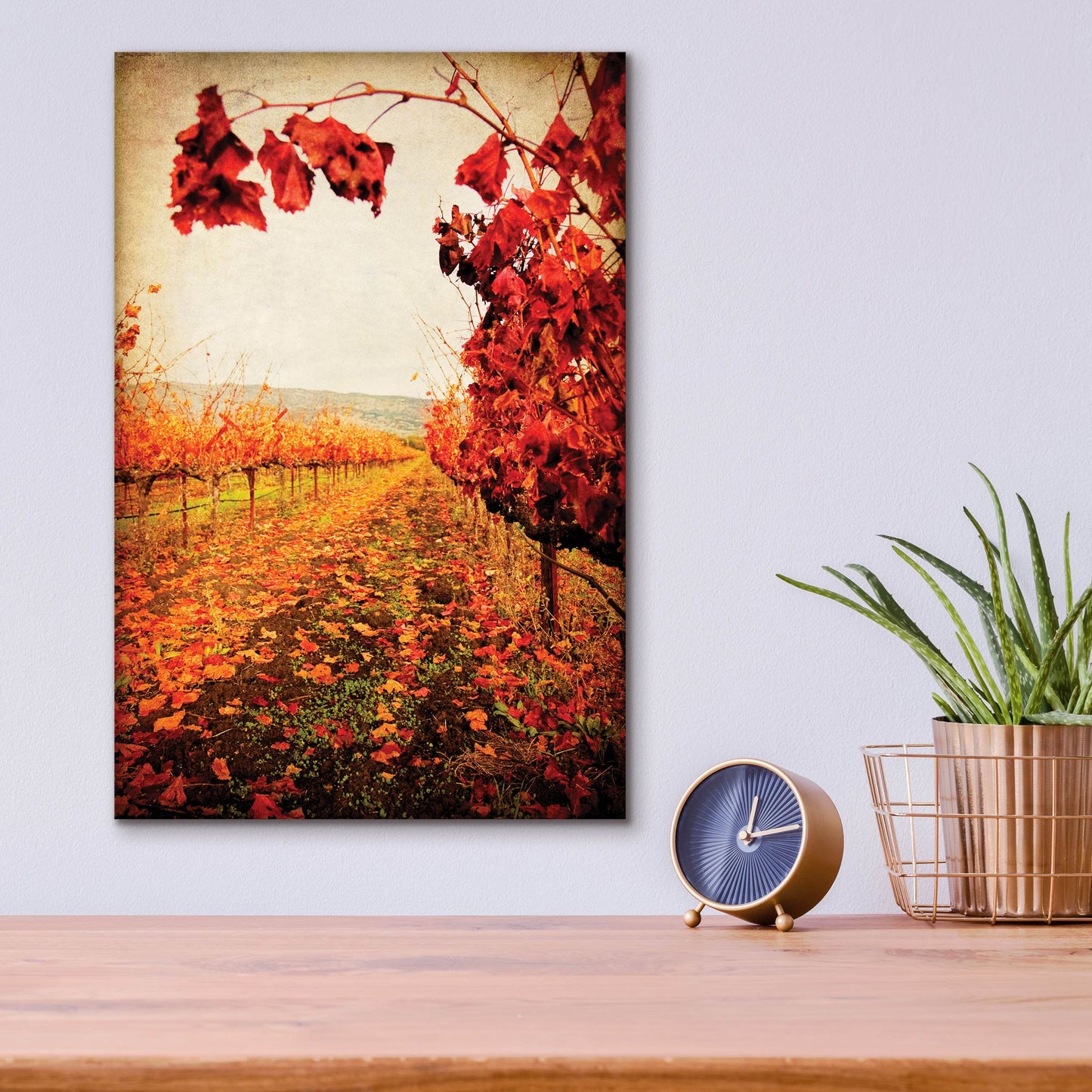 Epic Art 'Autumn Vines' by Jessica Rogers, Acrylic Glass Wall Art,12x16