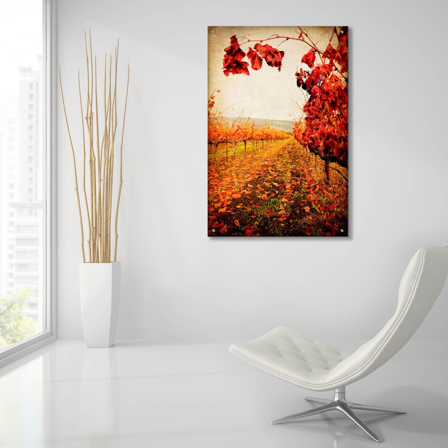 Epic Art 'Autumn Vines' by Jessica Rogers, Acrylic Glass Wall Art,24x36