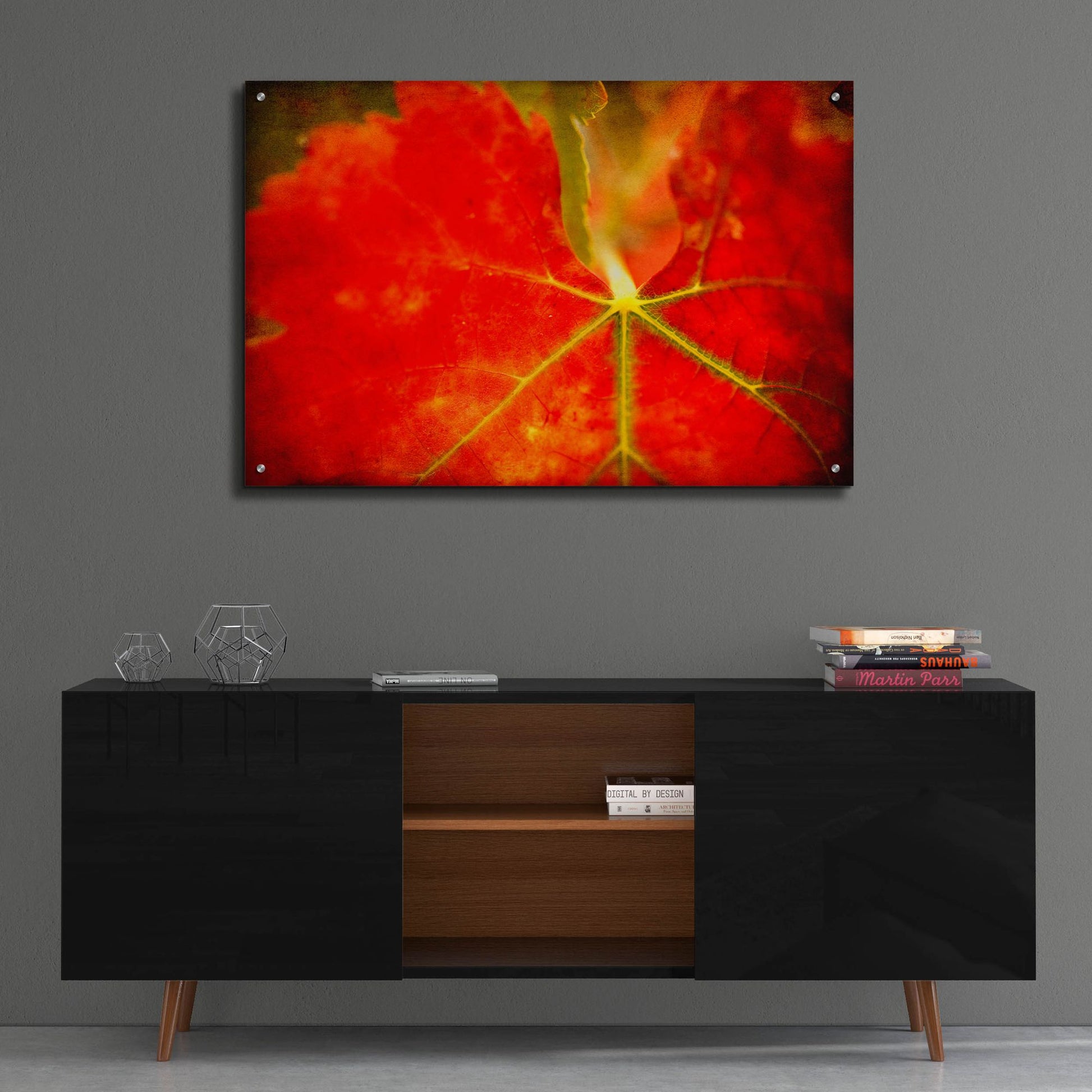 Epic Art 'Autumn'S Fire' by Jessica Rogers, Acrylic Glass Wall Art,36x24