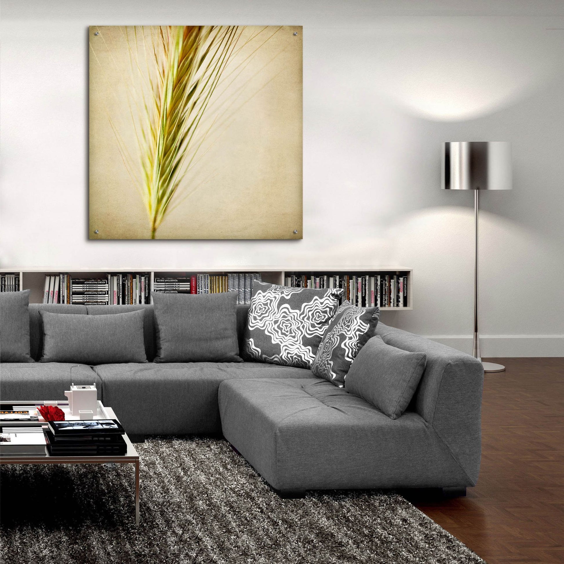 Epic Art 'Grasses 3' by Jessica Rogers, Acrylic Glass Wall Art,36x36