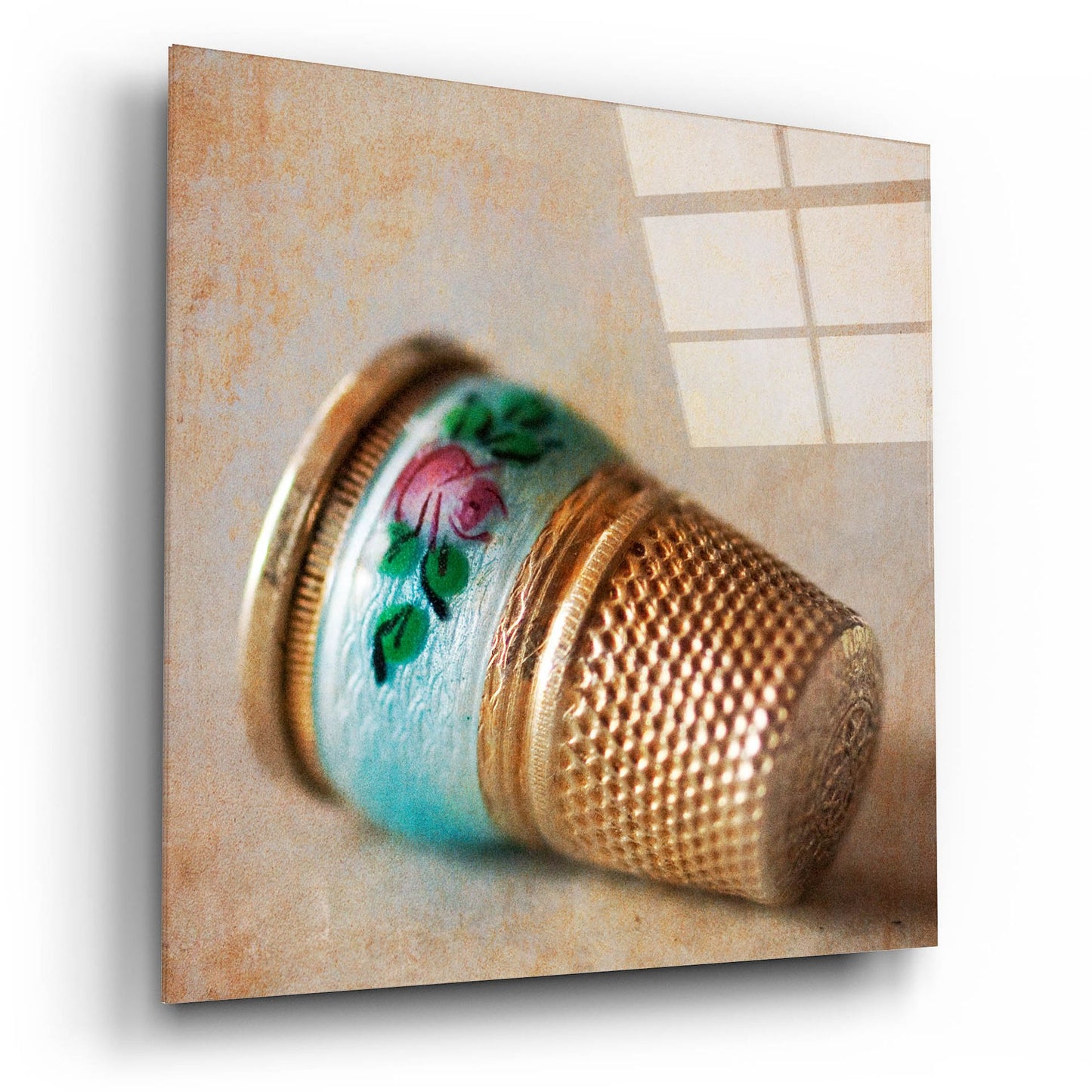 Epic Art 'Heirloom Thimble' by Jessica Rogers, Acrylic Glass Wall Art,12x12