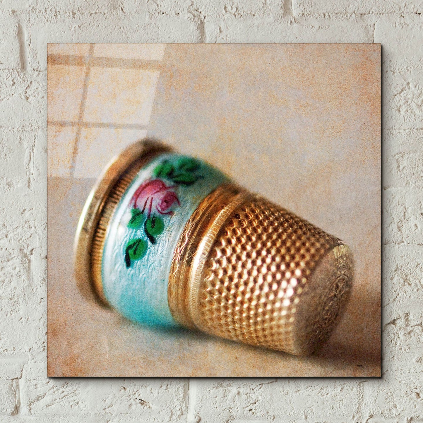 Epic Art 'Heirloom Thimble' by Jessica Rogers, Acrylic Glass Wall Art,12x12