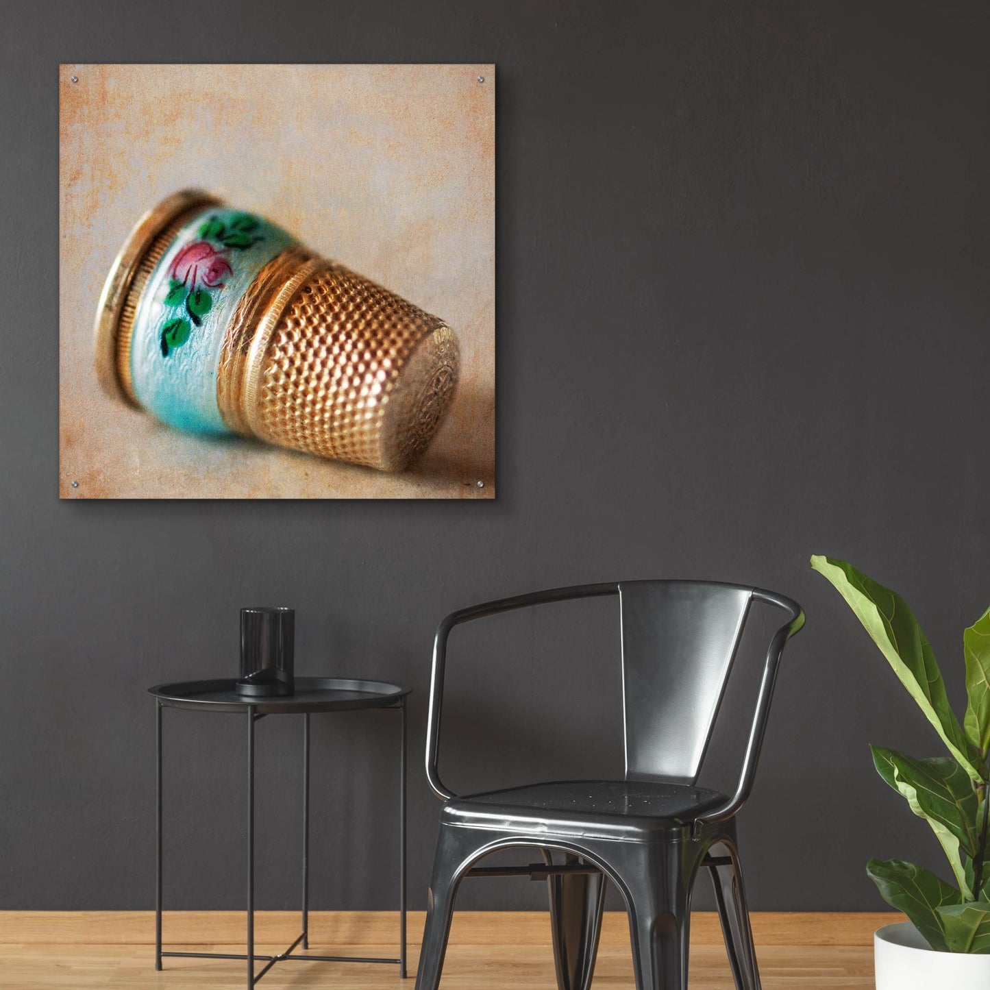 Epic Art 'Heirloom Thimble' by Jessica Rogers, Acrylic Glass Wall Art,36x36