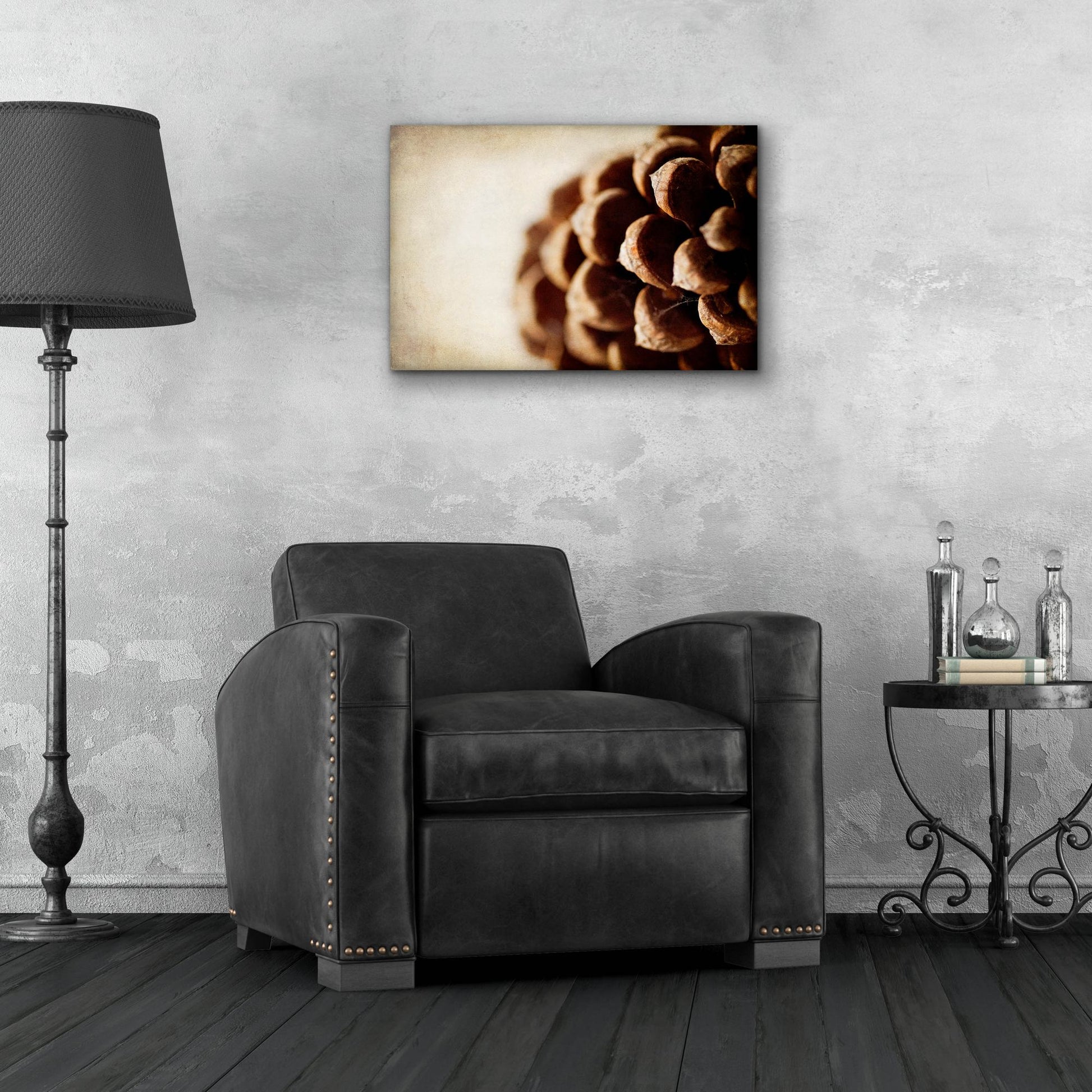 Epic Art 'Pine Cone' by Jessica Rogers, Acrylic Glass Wall Art,24x16