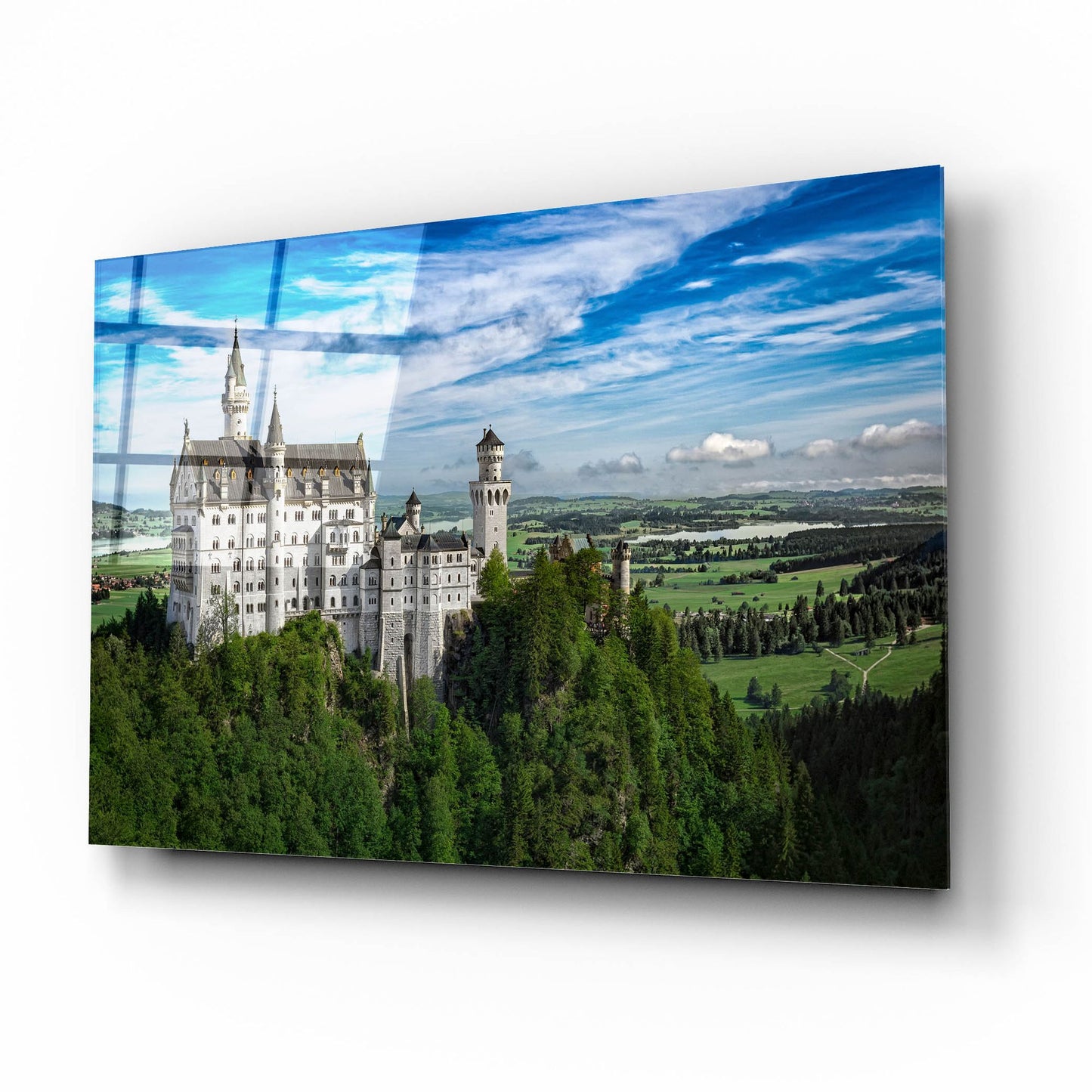 Epic Art 'Castle In The Sky' by Jonathan Ross, Acrylic Glass Wall Art,16x12