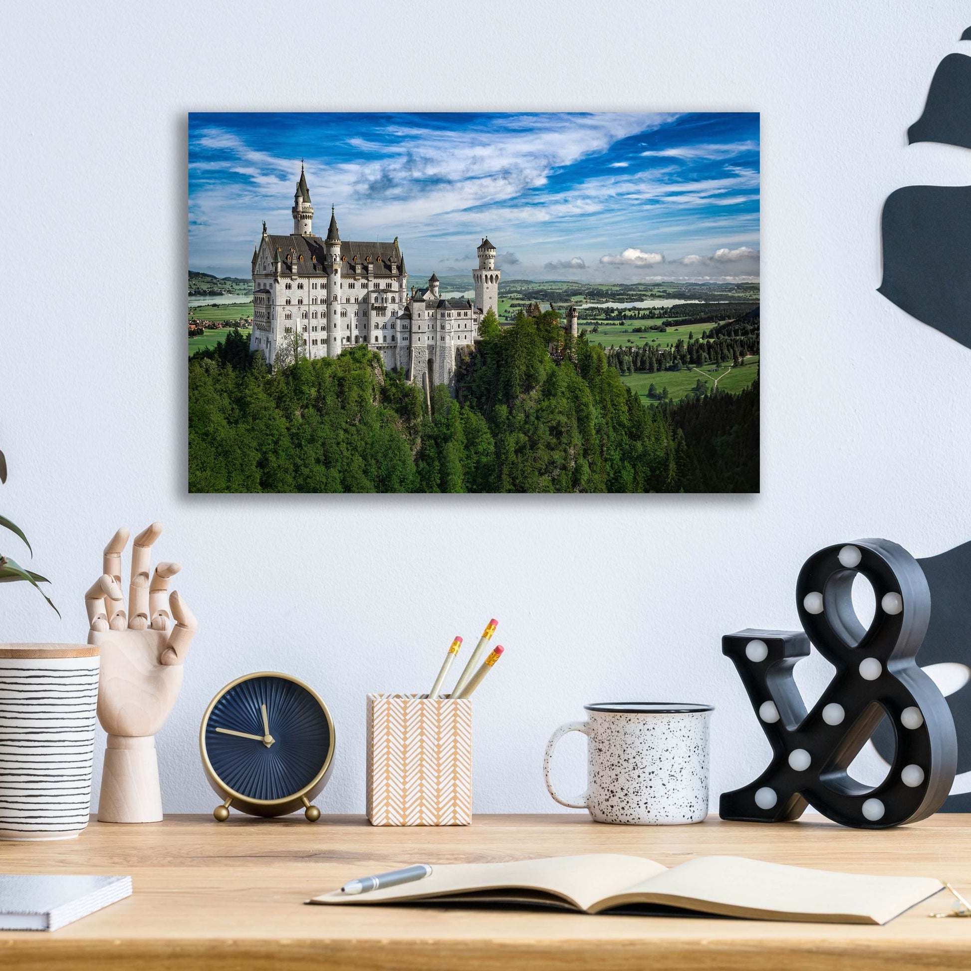 Epic Art 'Castle In The Sky' by Jonathan Ross, Acrylic Glass Wall Art,16x12